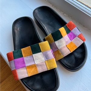 Charlotte Stone Woven Sandals